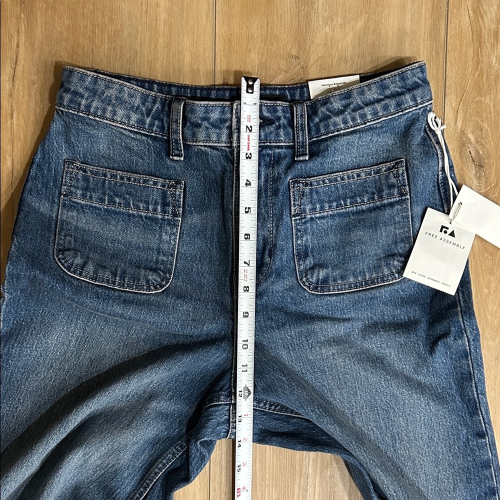 NWT - FREE ASSEMBLY Wide Leg  Jeans - Picture 13 of 15